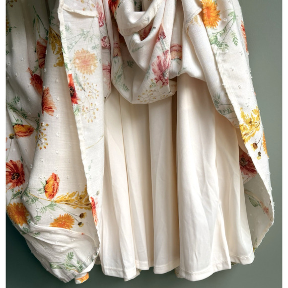 TORRID Floral Lace Swiss Dot Mini Dress Lined Plus Size 2X | 18-20 | Torrid 2 - Picture 10 of 16